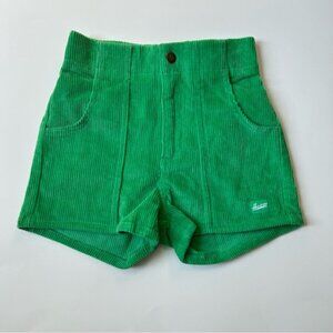 NWT Hammies Women’s Corduroy Green Shorts, Size 24.